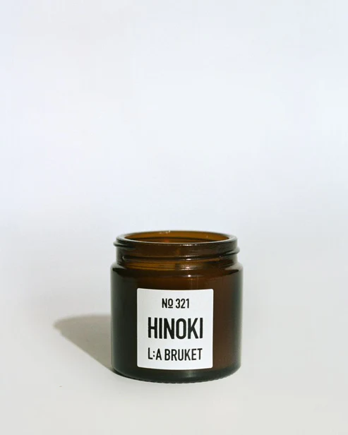 Hinoki duftlys 50g_LA Bruket