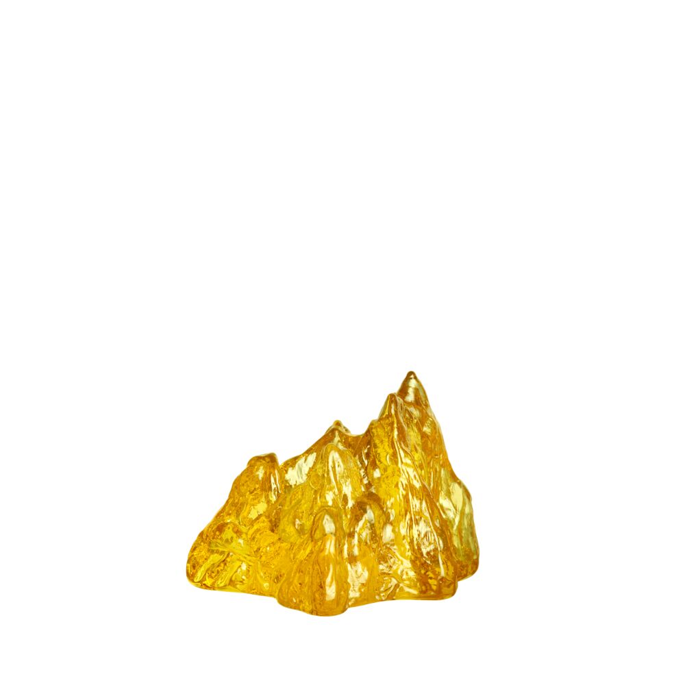 Lyslykt 14cm yellow