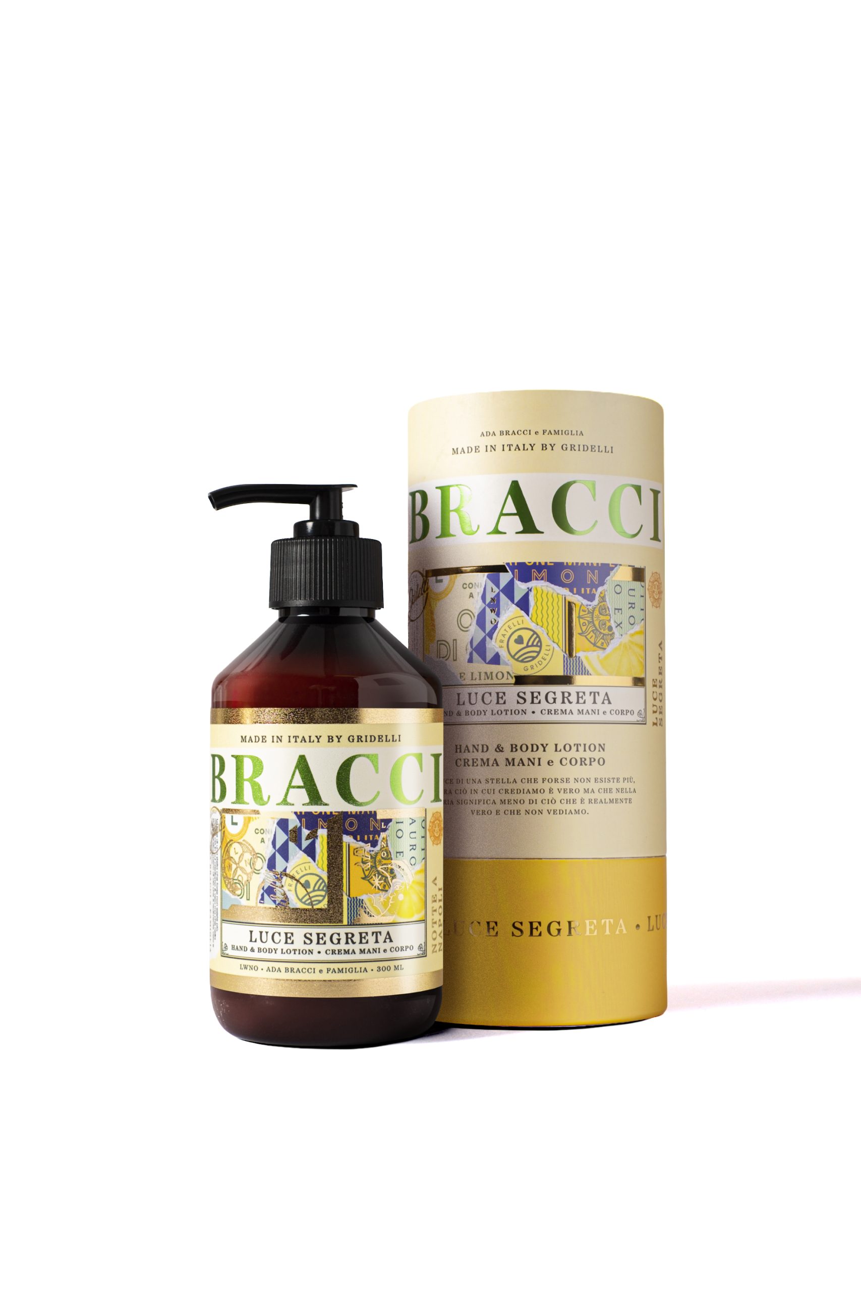 Bracci_Hånd- og kroppskrem 300ml Luce Segreta