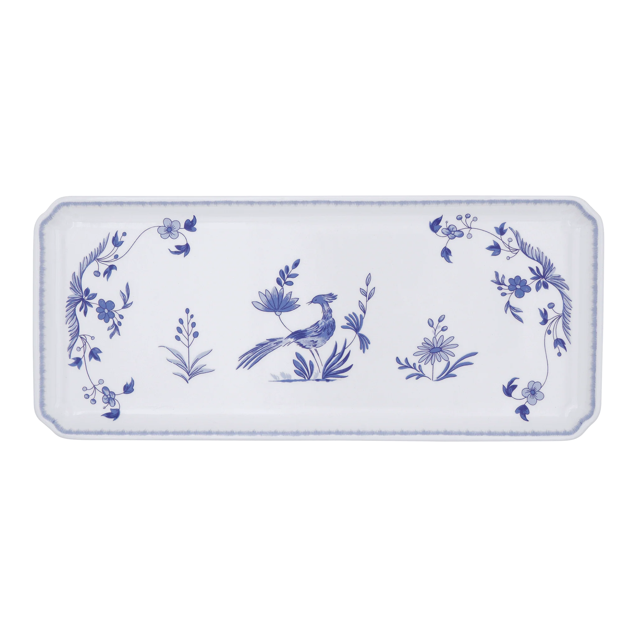 Gien_Kakefat 35,5x15,5 blå paradis
