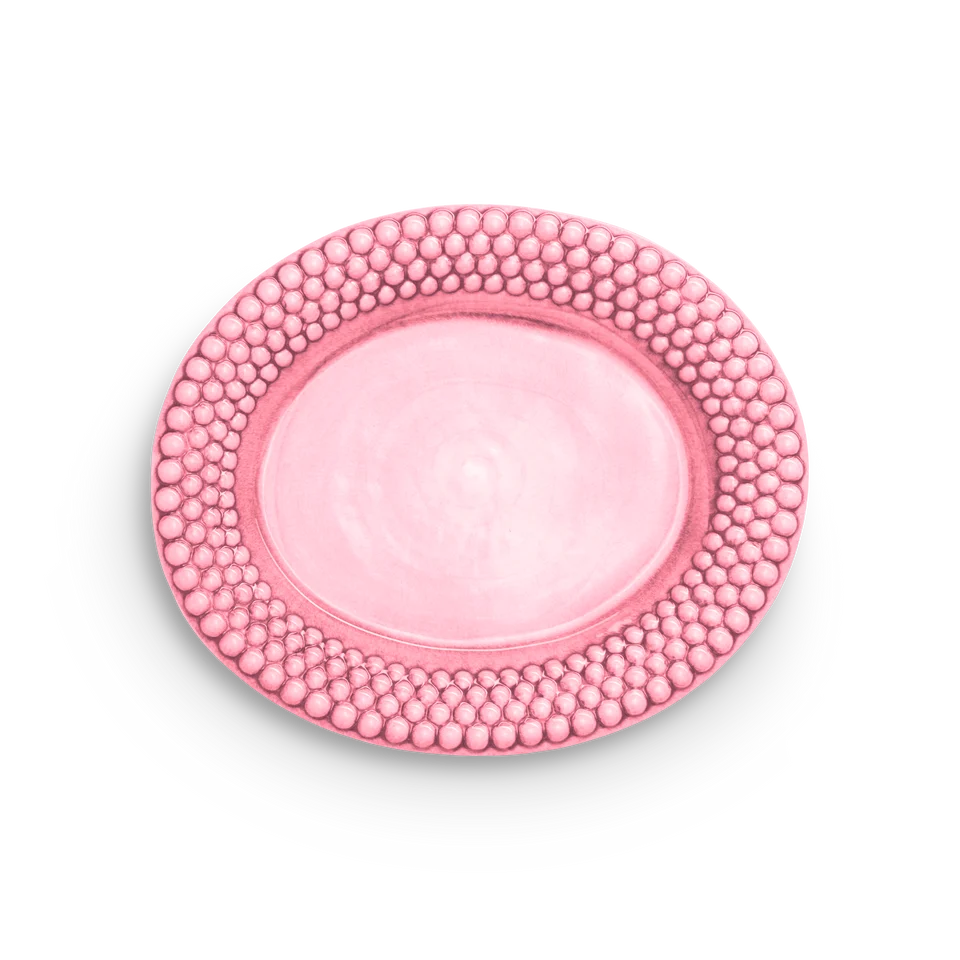Matteus_Bubbles_Fat ovalt 35x30cm Pink