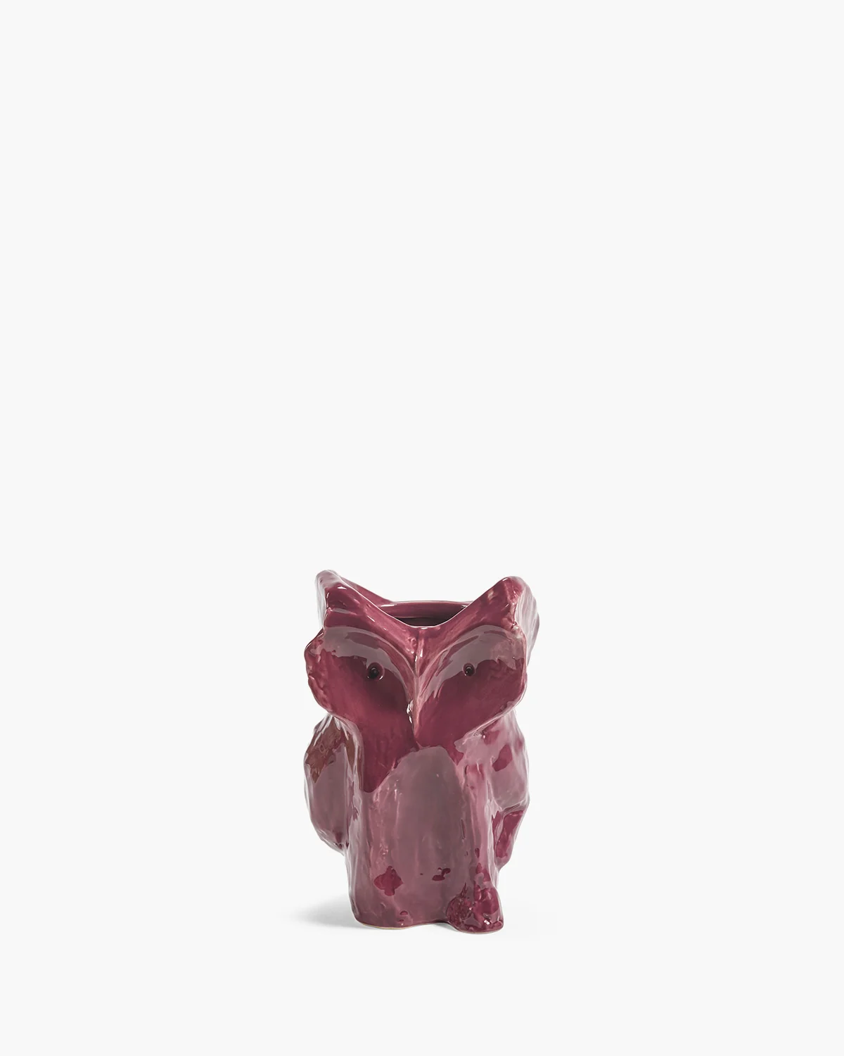 Serax Vase ugle 12cm aubergine