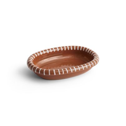 HAY_AC468-A601-AI64_Barro Oval Dish S natural_white stripes