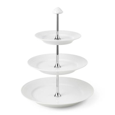 Royal Copenhagen_ Hvit Riflet_etasjefat