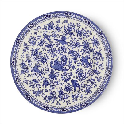 Burleigh_Blue Regal Peacock_tallerken_25cm