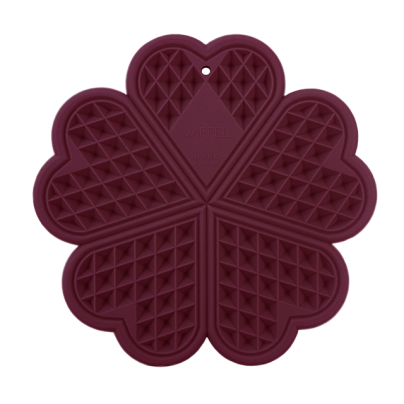 Bark Bazar_vaffel_Burgund