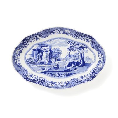 Spode_Blue Italian_oval skål