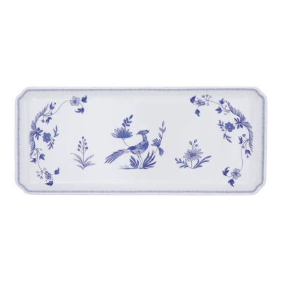 Gien_Kakefat 35,5x15,5 blå paradis