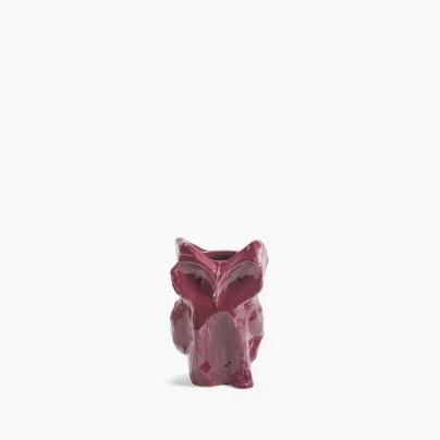 Serax Vase ugle 12cm aubergine